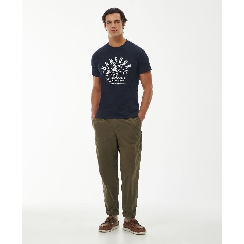 Barbour Country Clothing Mens Tee - Navy