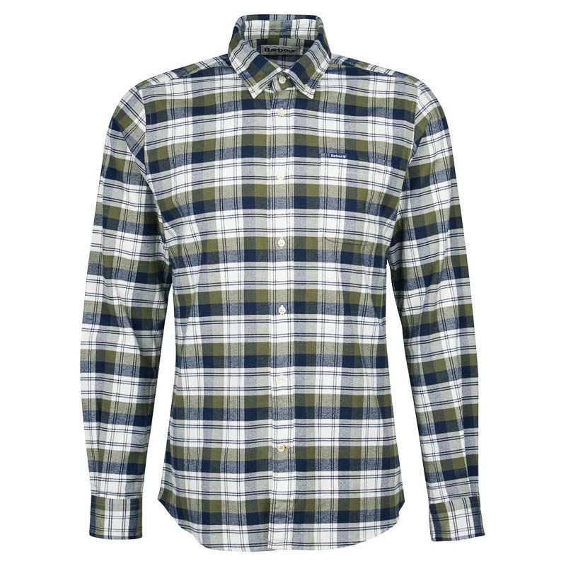 Barbour Stonewell Mens Tailored Fit Shirt - Olive