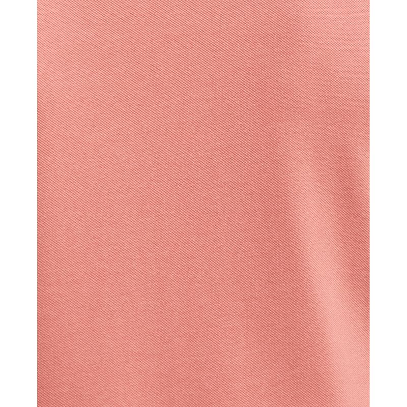 Barbour Tartan Pique Mens Polo Shirt - Pink Clay