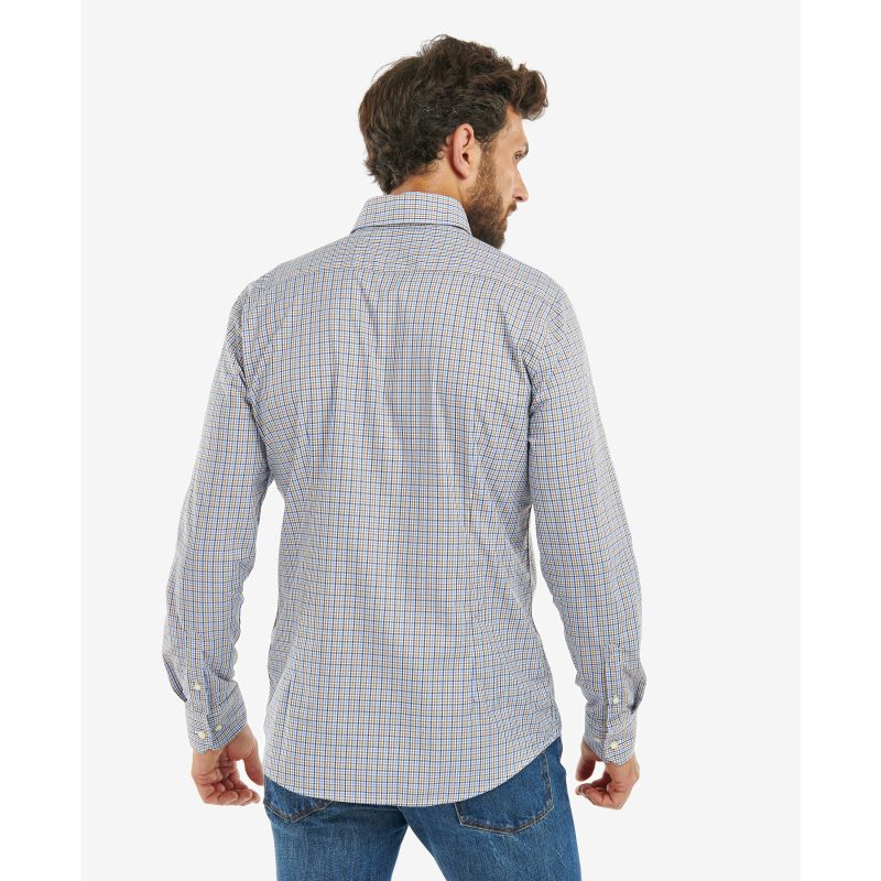 Barbour Stanhope Tailored Fit Performance Mens Shirt - Stone