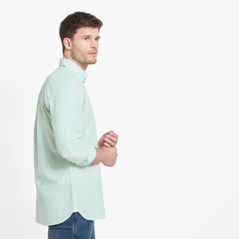 Schoffel Titchwell Tailored Fit Mens Shirt - Pale Mint