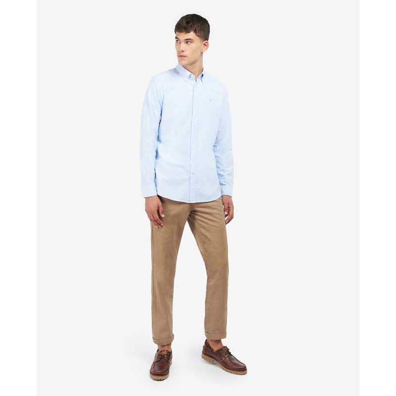 Barbour Oxtown Tailored Mens Shirt - Sky