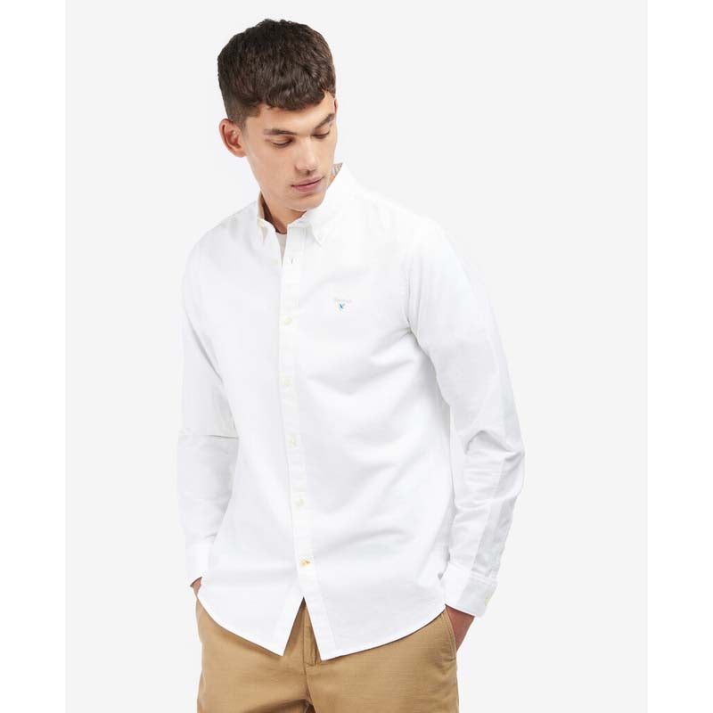 Barbour Oxtown Tailored Mens Shirt - White