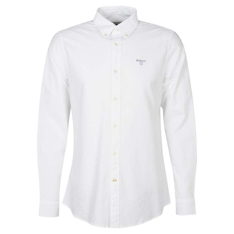 Barbour Oxtown Tailored Mens Shirt - White