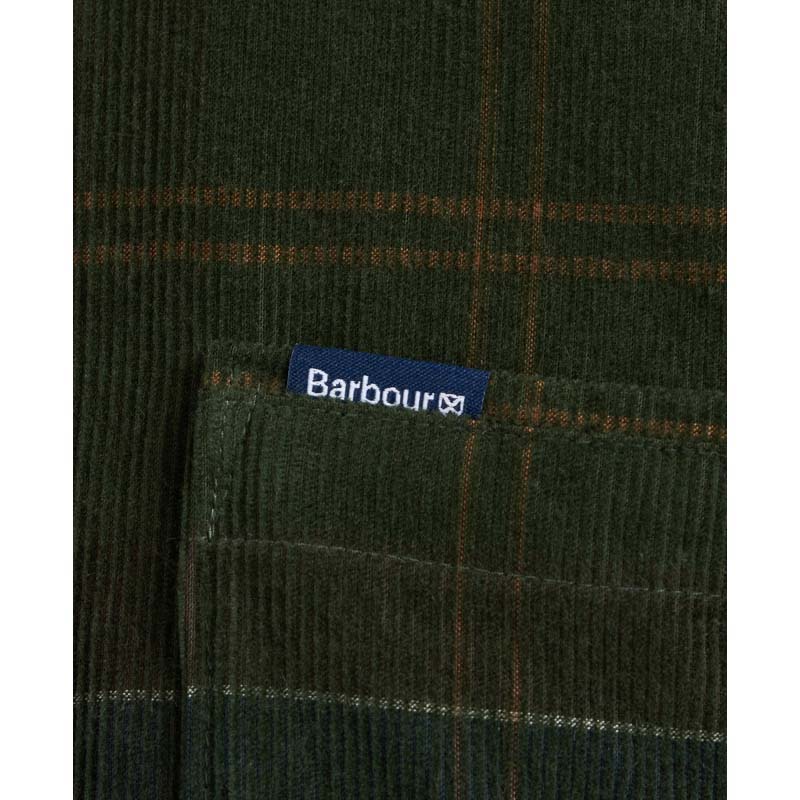 Barbour Blair Corduroy Tailored Mens Shirt - Classic Tartan
