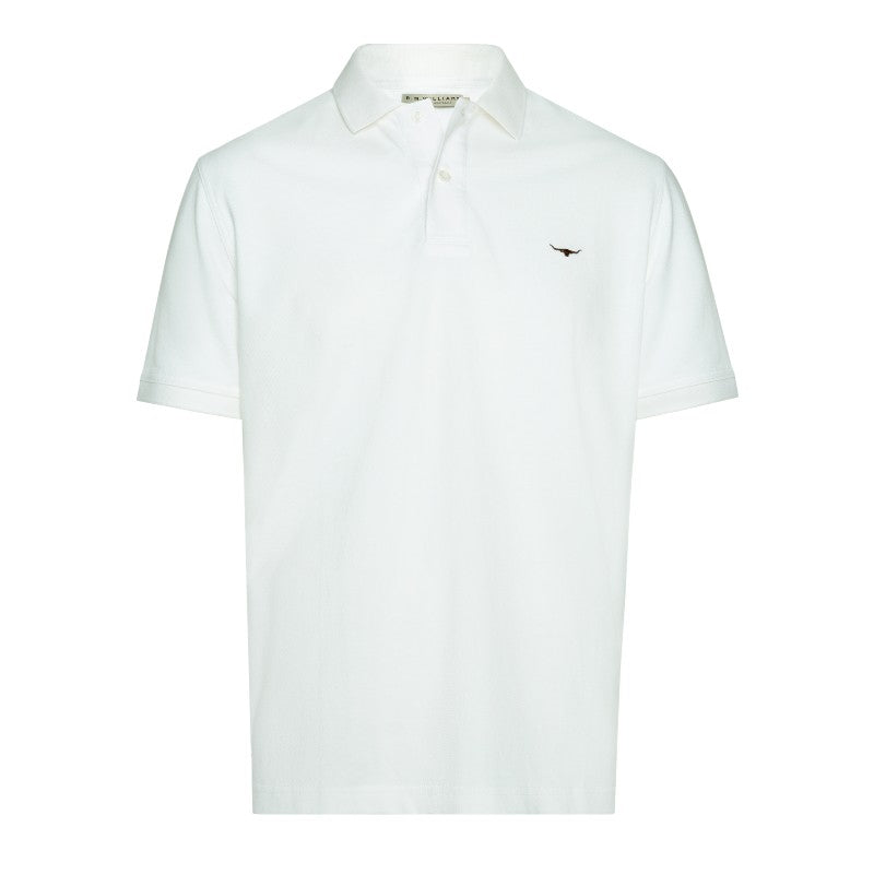 R.M.Williams Rod Mens Polo Shirt - White