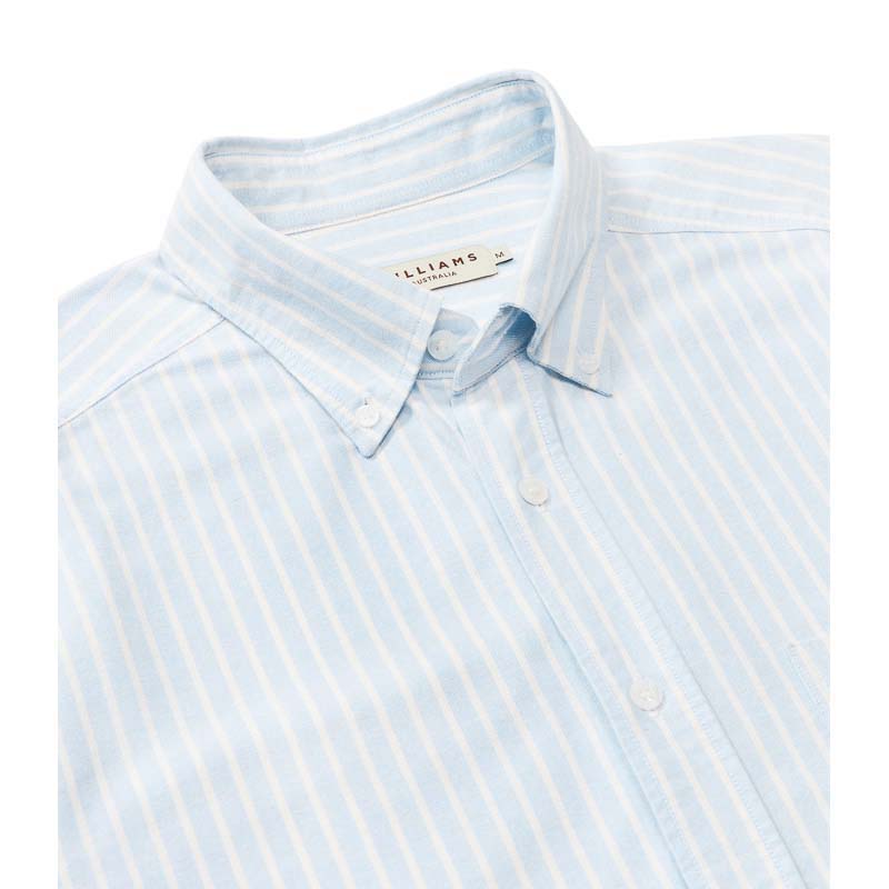 R.M.Williams Classic Mens Shirt - Blue/White