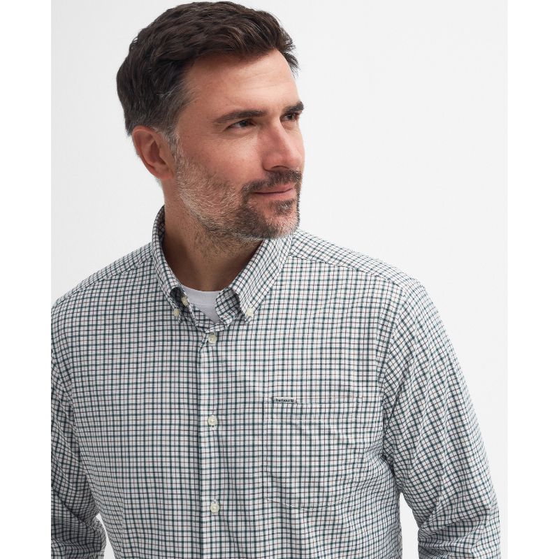 Barbour Teesdale Performance Mens Shirt - Green