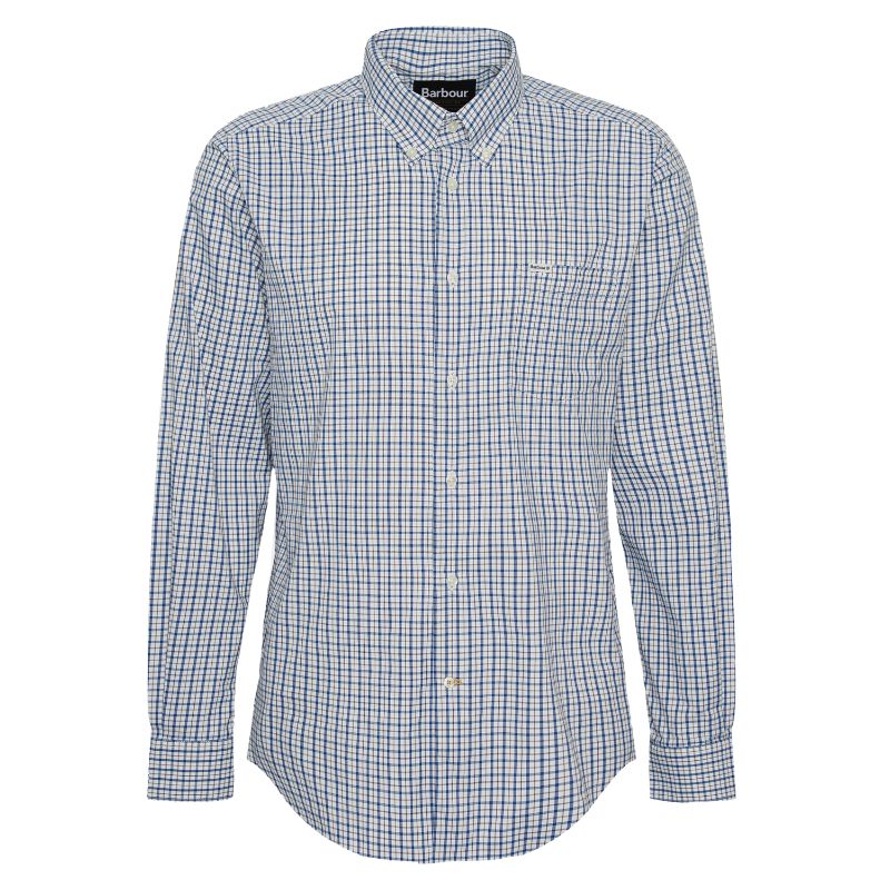 Barbour Teesdale Performance Mens Shirt - Navy