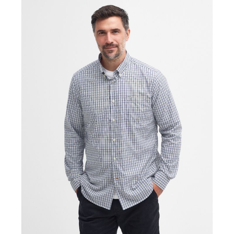 Barbour Teesdale Performance Mens Shirt - Navy