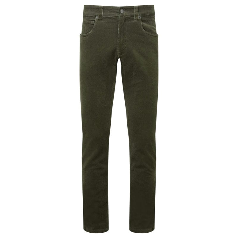 Schoffel Camden Mens Cord Trousers - Forest