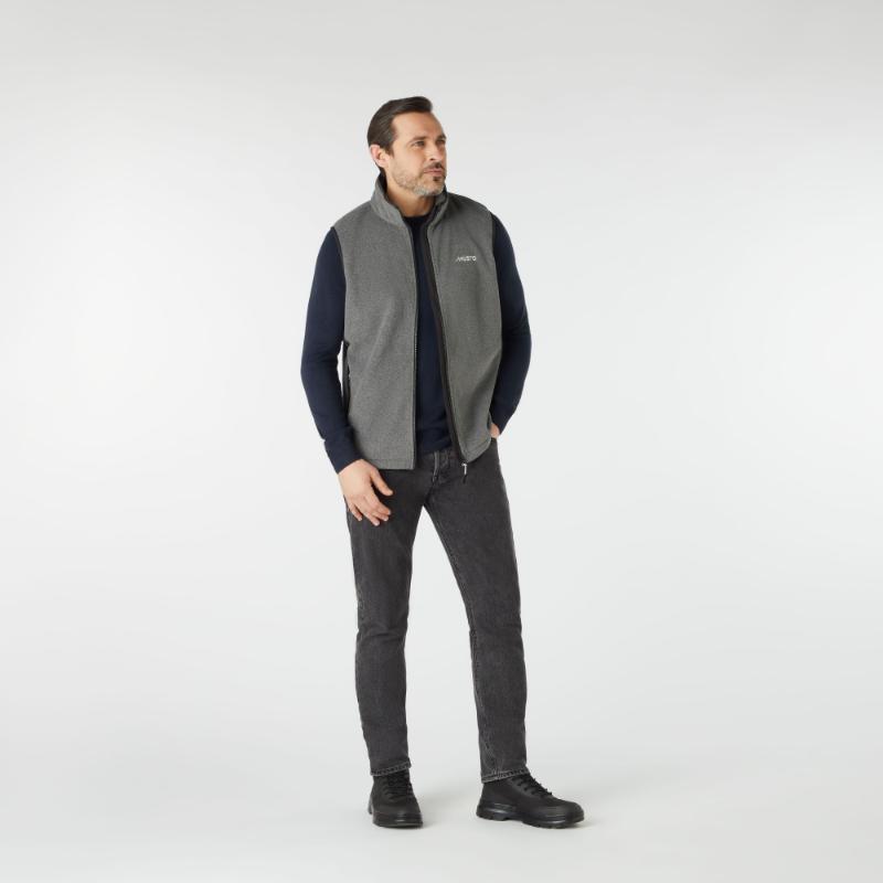 Musto Nautic PT Fleece Gilet - Dark Grey Marl – William Powell
