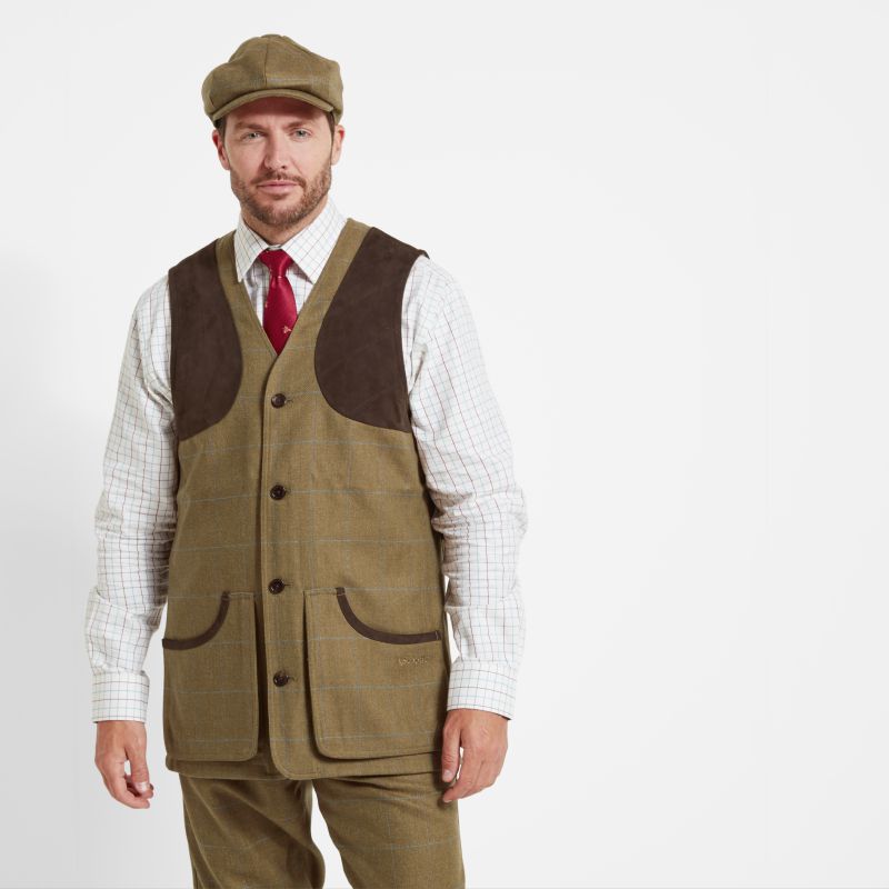 Schoffel Ptarmigan II Mens Tweed Waistcoat - Corry Tweed