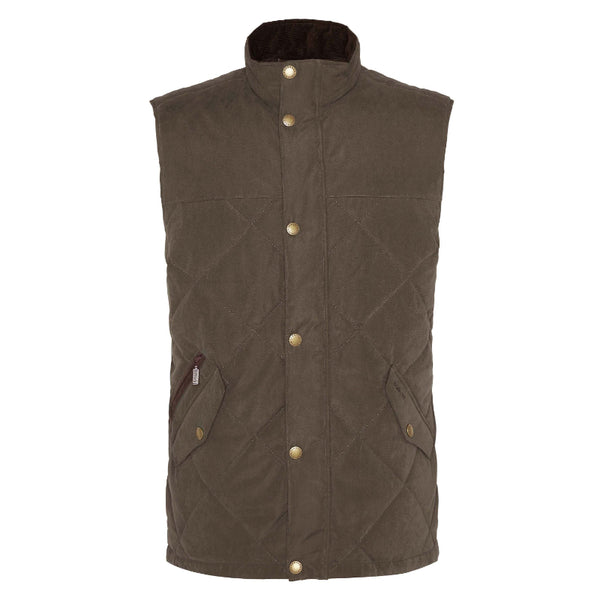 Barbour Elter Quilted Mens Gilet - Olive – William Powell