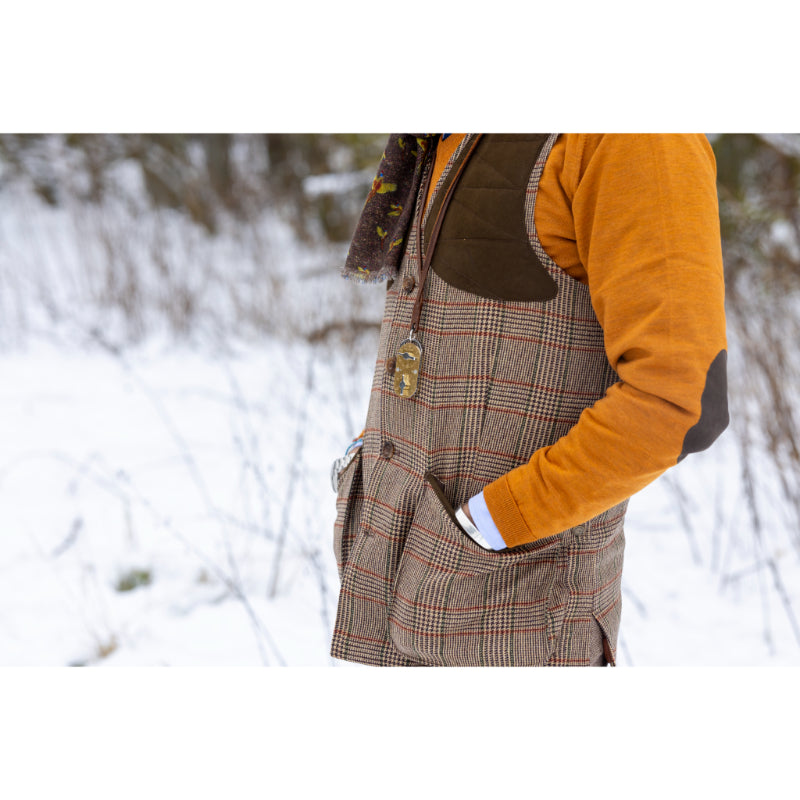 Laksen Leith Mens Tweed Shooting Vest - Cavendish Tweed – William
