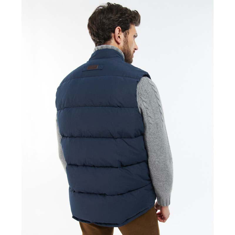 Barbour Fontwell Mens Quilted Gilet - Navy