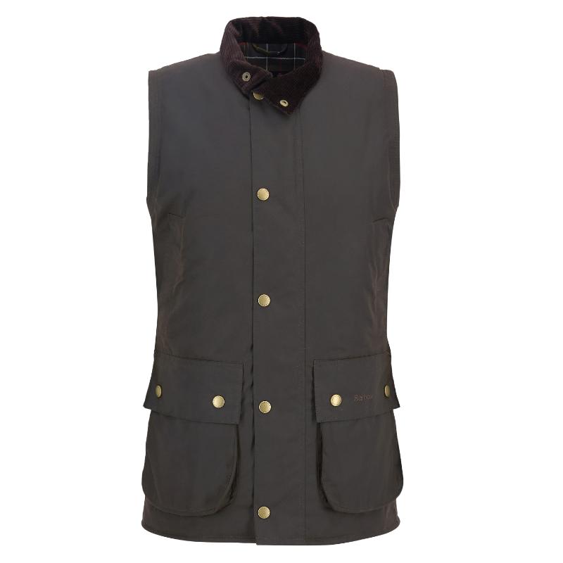 Barbour Westmorland Mens Wax Waistcoat - Olive – William Powell