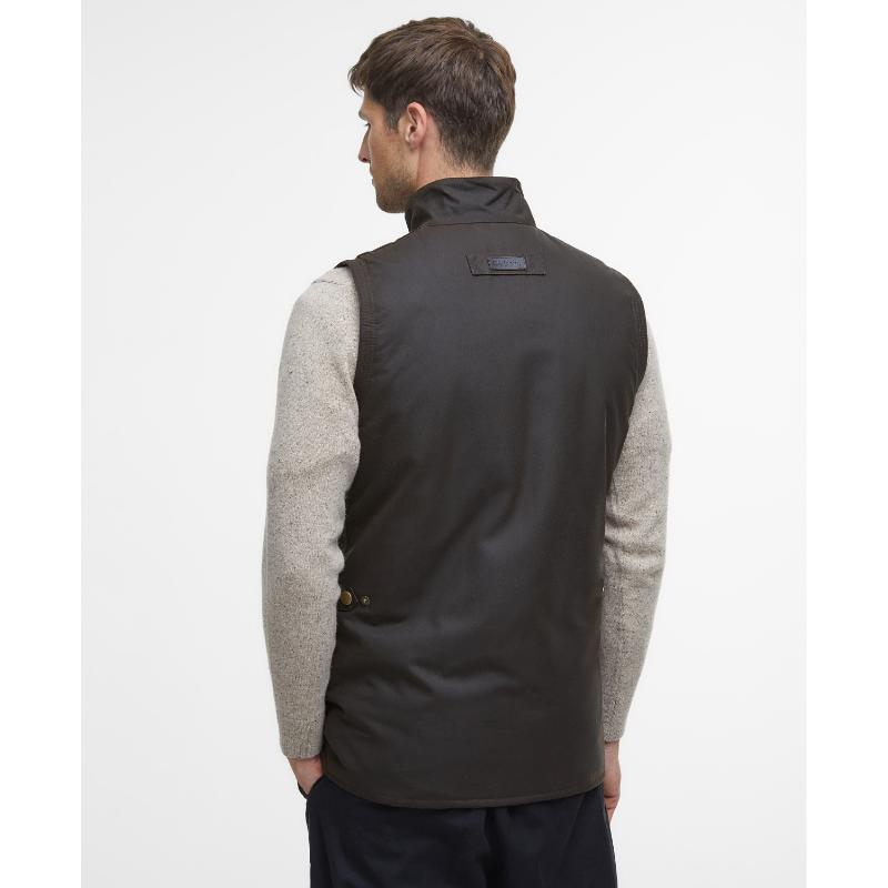 Barbour Westmorland Mens Wax Waistcoat - Olive – William Powell