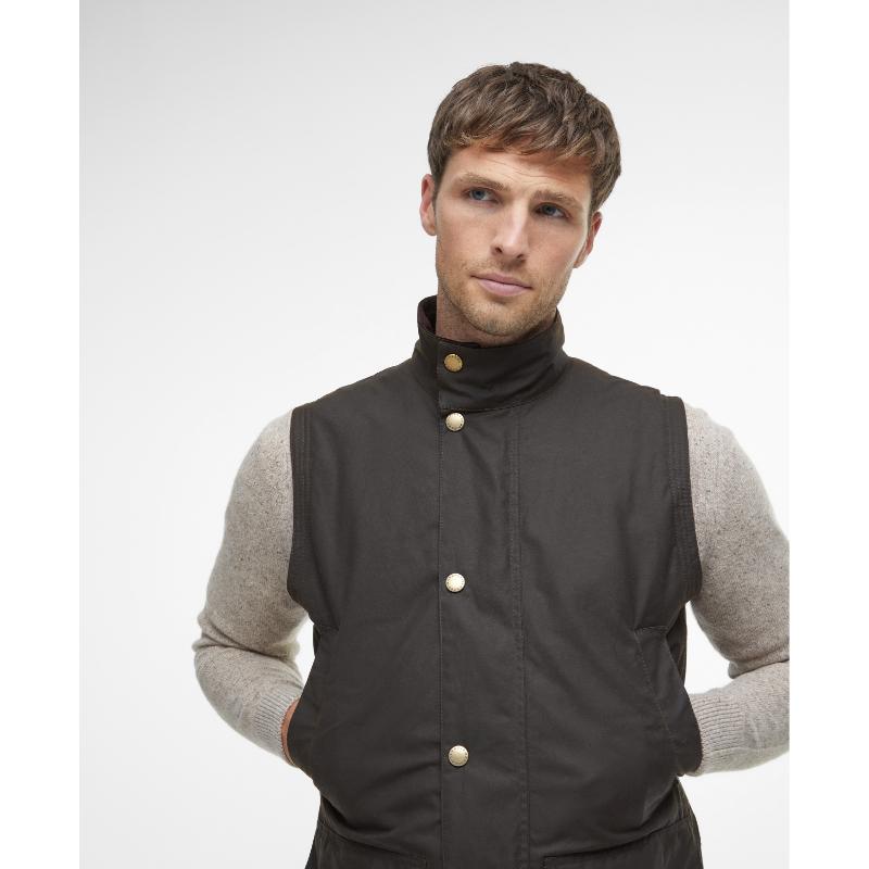 トップス Barbour Westmorland XL Barbour Westmorland Wax Vest Jacket – Louie