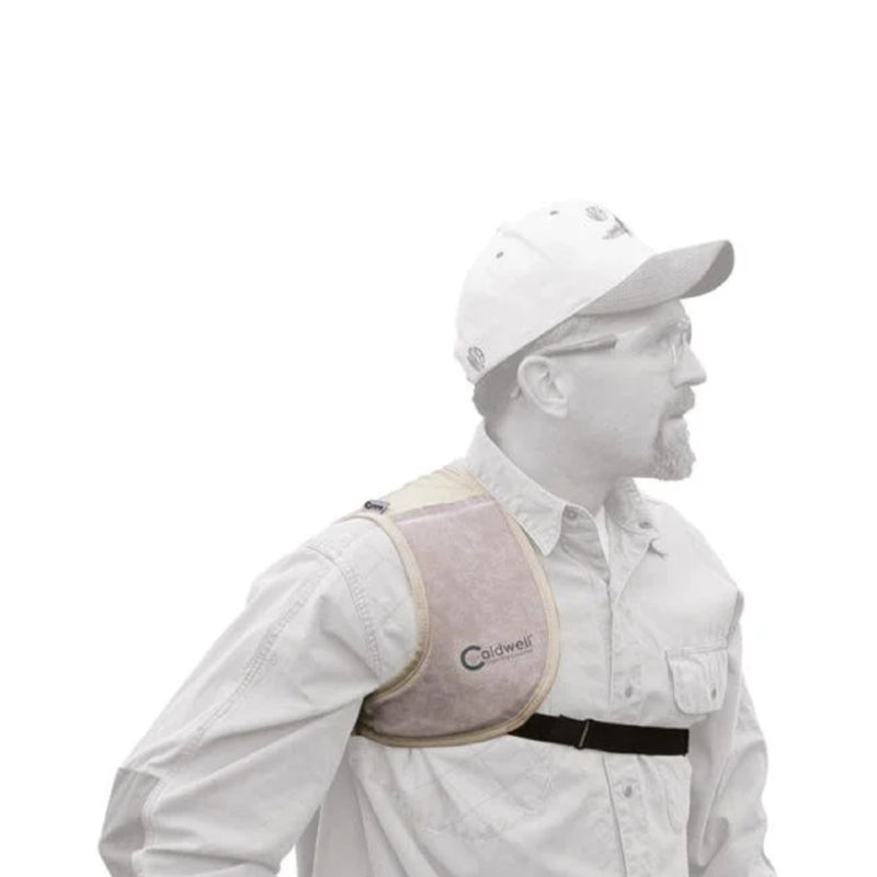 OP ORIGINAL POWER Leather Recoil Reducer Vest – Rifle/Shotgun Shoulder Protector Shooting Shirt