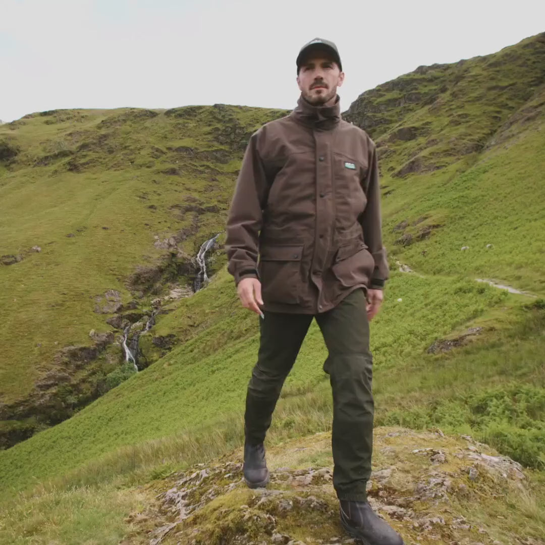 jial Torrent Jacket ブラウン Ridgeline Torrent III Waterproof Mens Jacket - Bark – William Powell