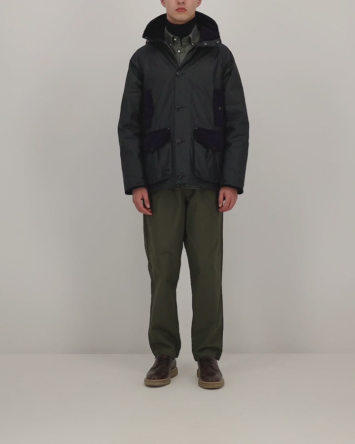 Barbour Modern Heritage Beaufort Mens Wax Jacket - Navy – William