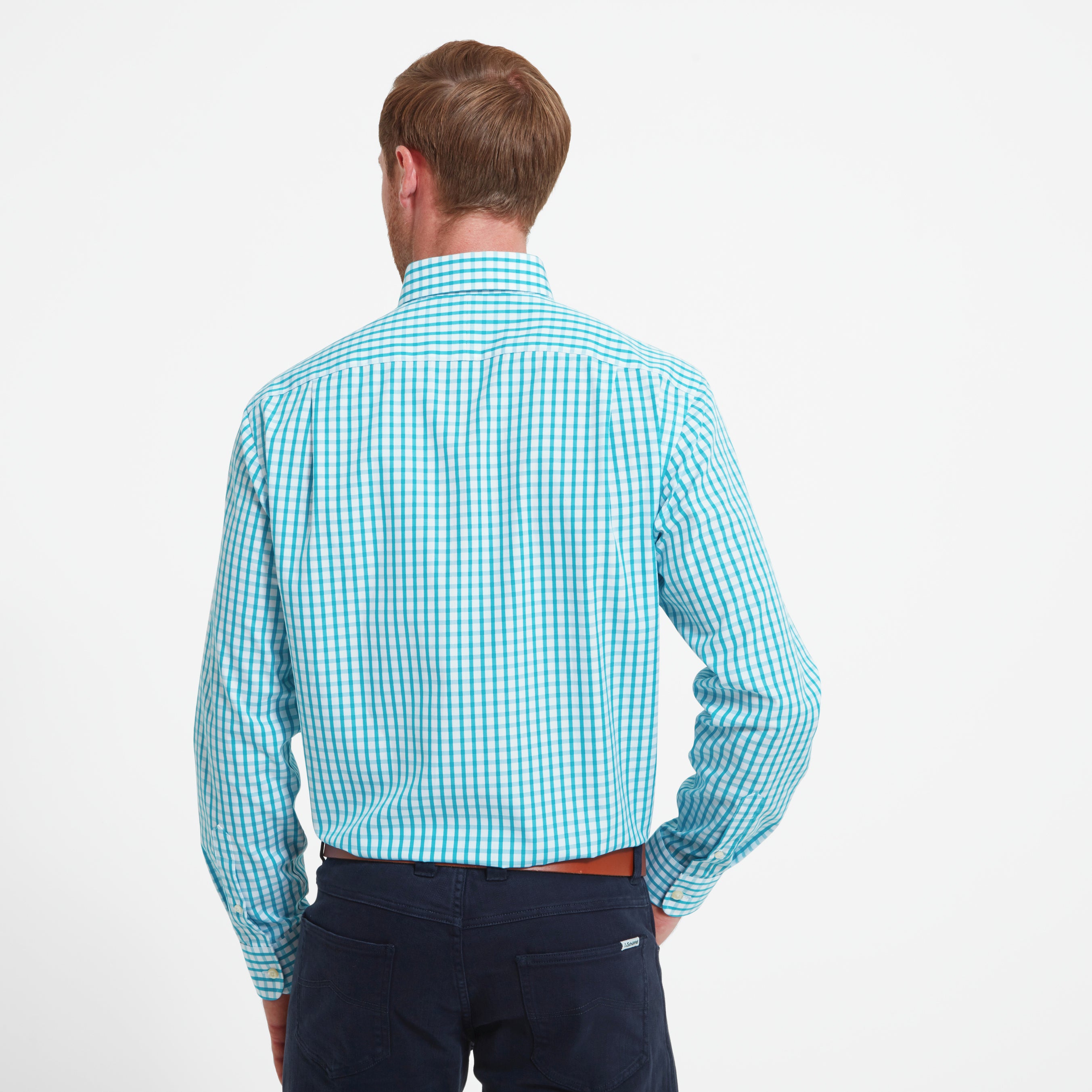 Schoffel Harlyn Tailored Mens Shirt - Sea Blue