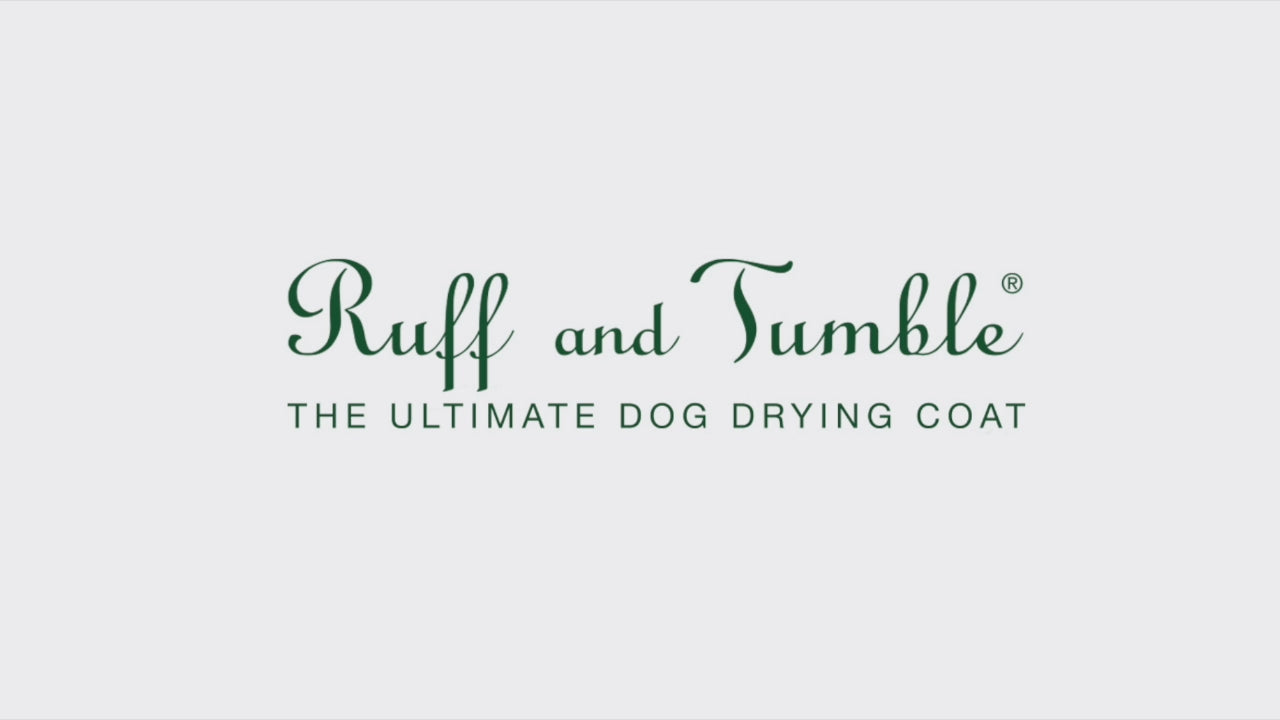 Ruff and Tumble Classic Dog Drying Coat - Forest Green