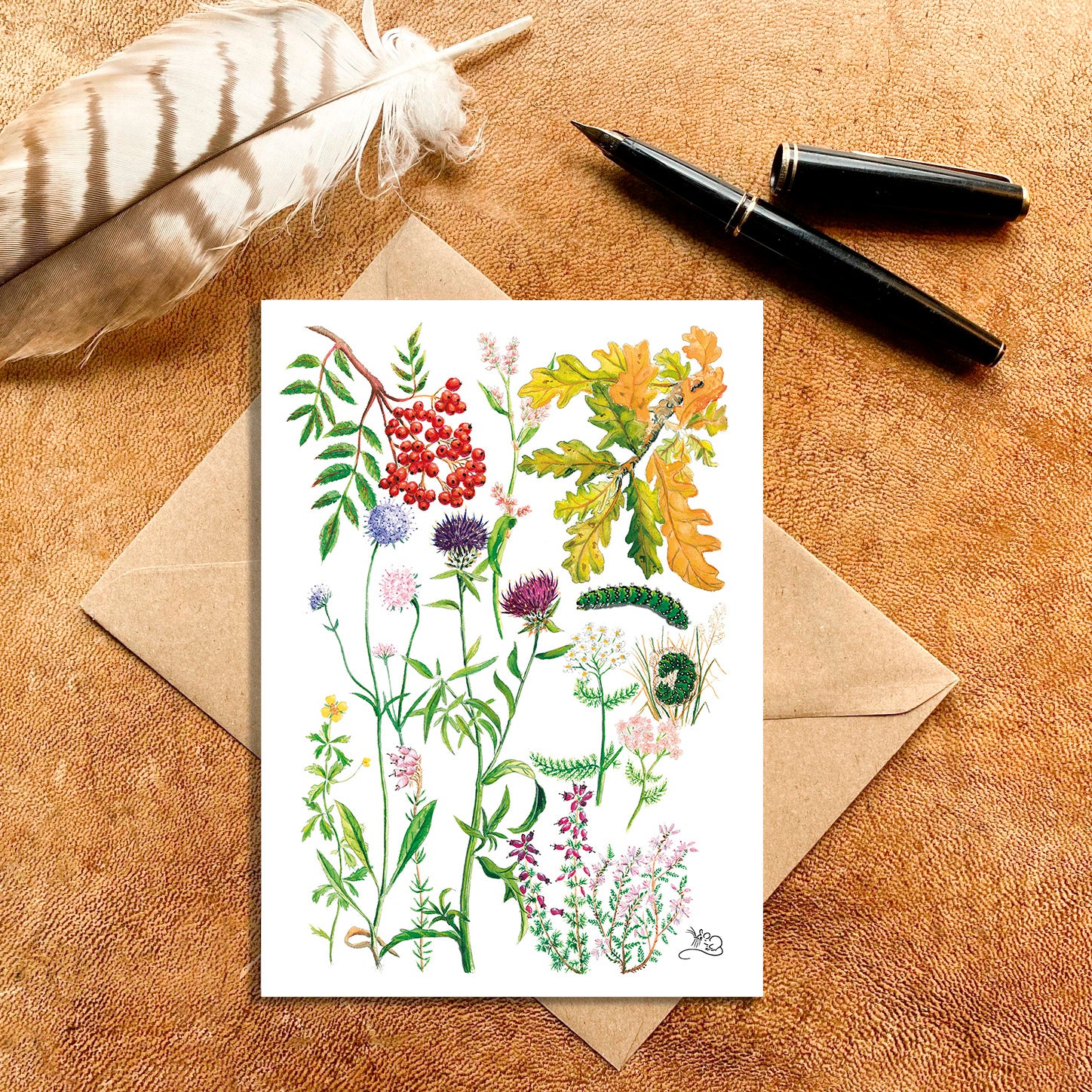 Hedgerow Flowers - Card