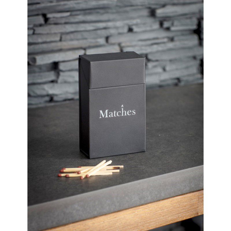 Matchbox Cover - Carbon
