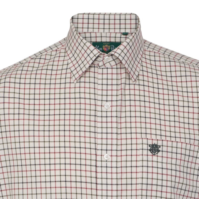 Alan Paine Ilkley Kids Shirt - Red Check
