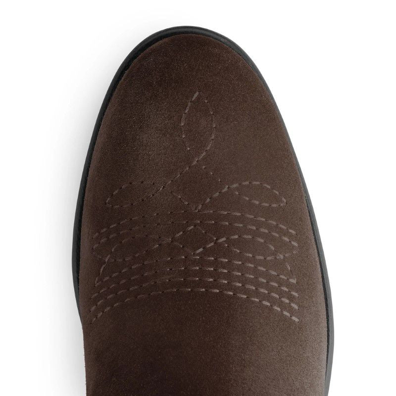 Fairfax & Favor Rockingham Ladies Flat Ankle Boot - Chocolate