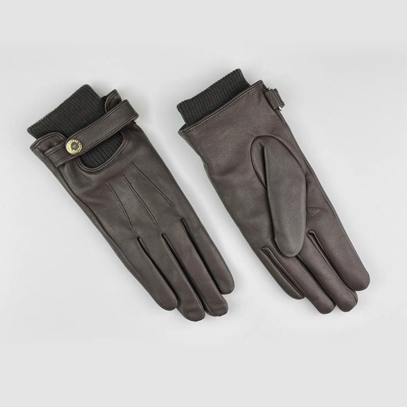Salthouse England Elektra Ladies Leather Gloves - Chocolate