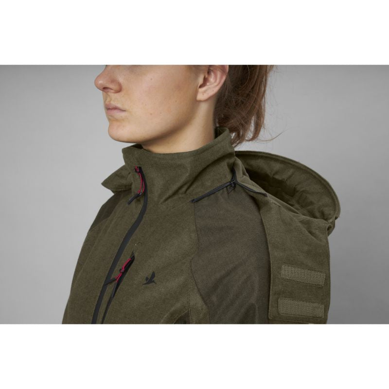 Seeland Avail Ladies Waterproof Jacket - Pine Green Melange