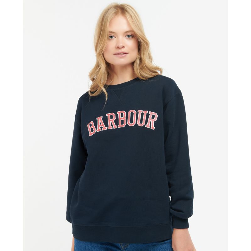 Barbour Northumberland Ladies Sweatshirt - Navy