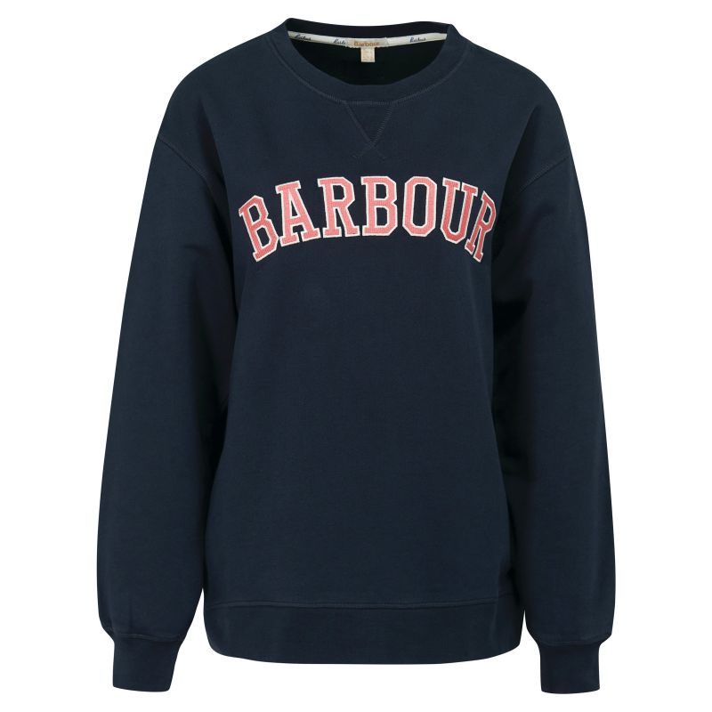 Barbour Northumberland Ladies Sweatshirt - Navy