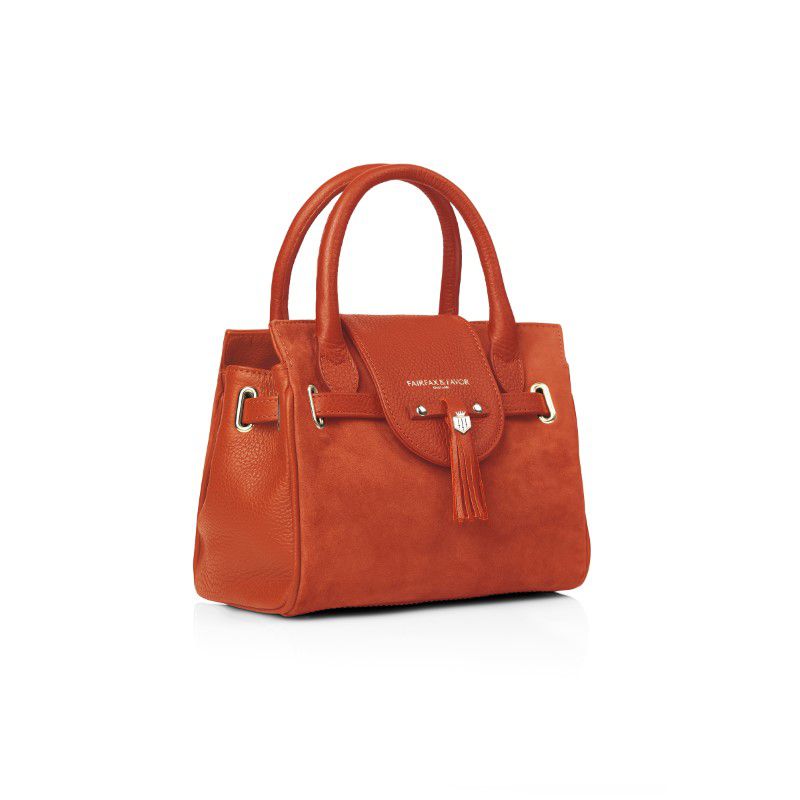 Fairfax & Favor Mini Windsor Handbag - Sunset Orange