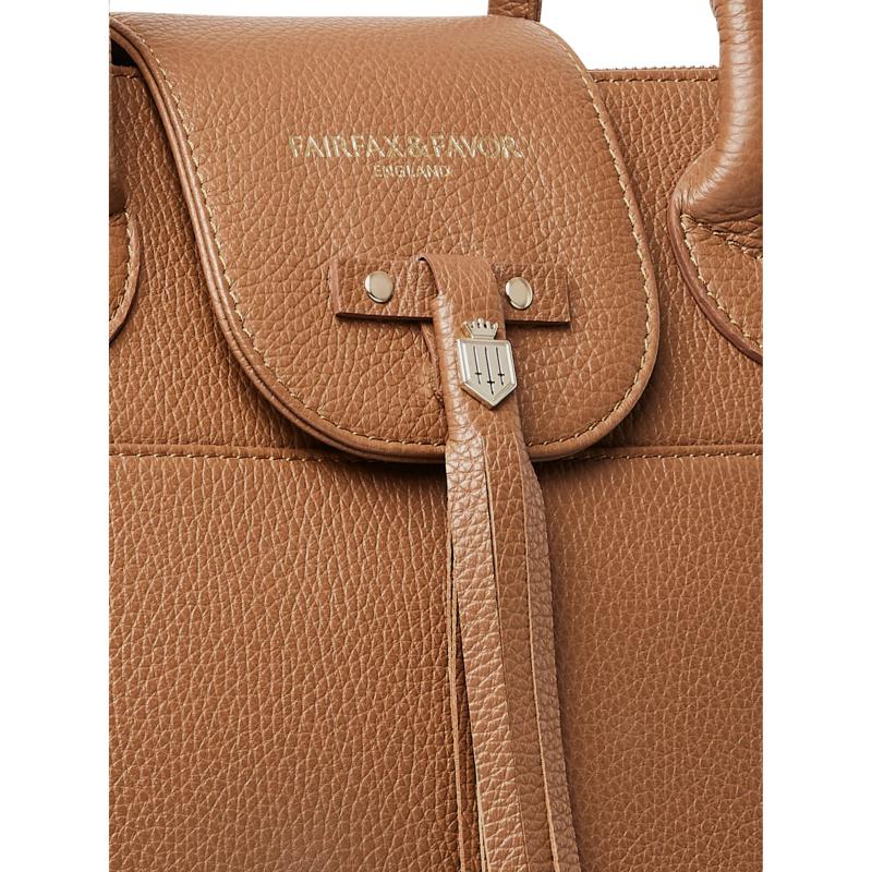 Fairfax & Favor Large Windsor Ladies Bag - Tan Leather