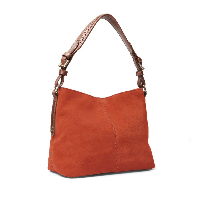Fairfax & Favor Mini Tetbury Ladies Shoulder Bag - Sunset Orange