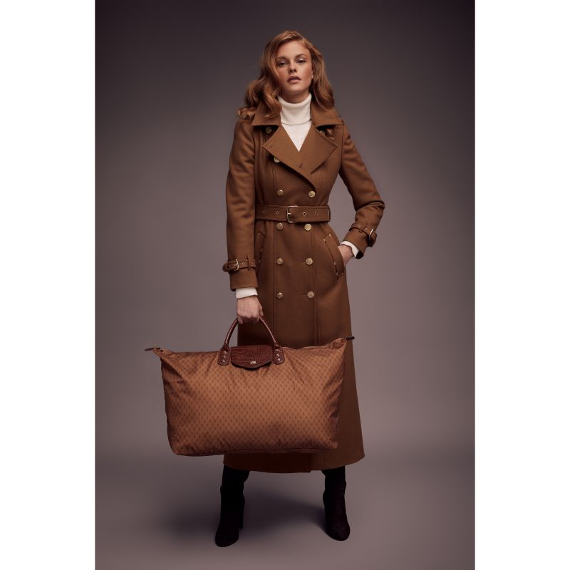 Holland Cooper Regency Packable Holdall - Tan Monogram