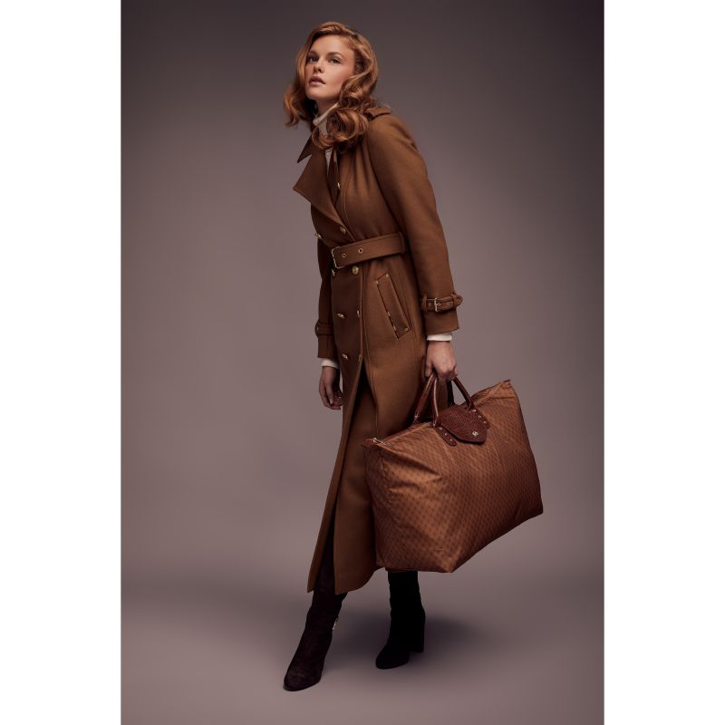 Holland Cooper Regency Packable Holdall - Tan Monogram