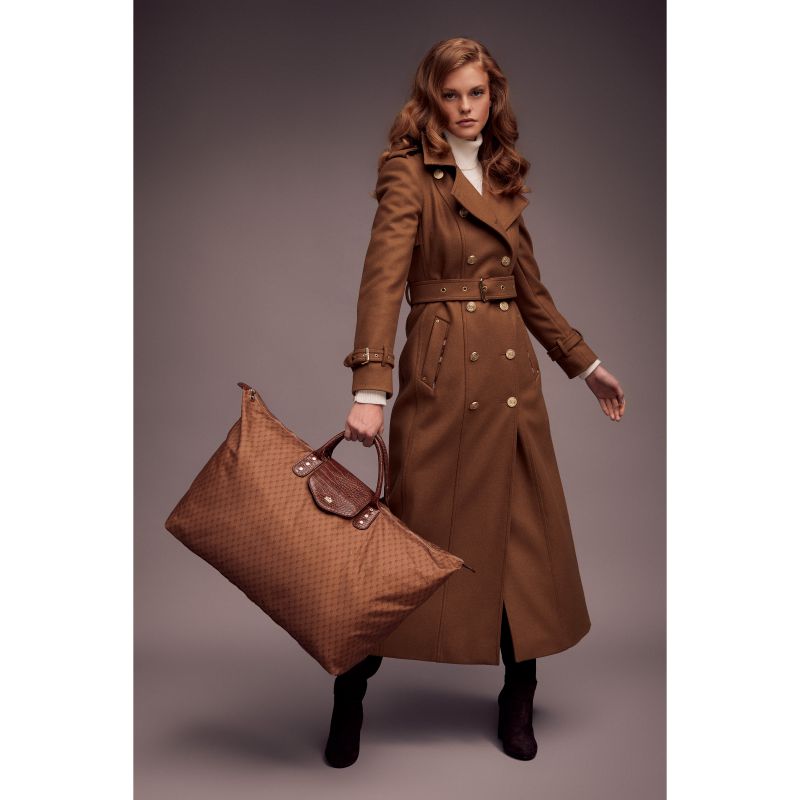 Holland Cooper Regency Packable Holdall - Tan Monogram