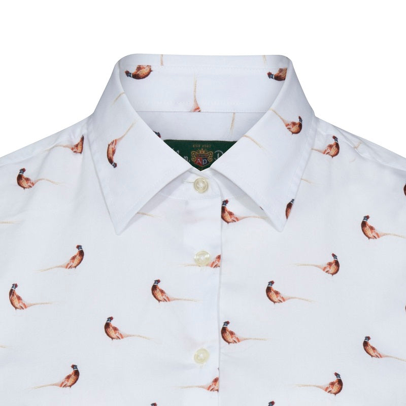 Alan Paine Lawen Ladies Shirt - Pheasant Print