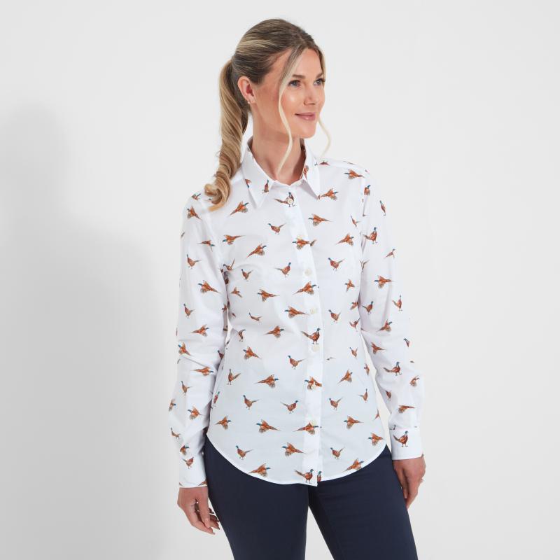 Schoffel Ladies Norfolk Shirt - Pheasant