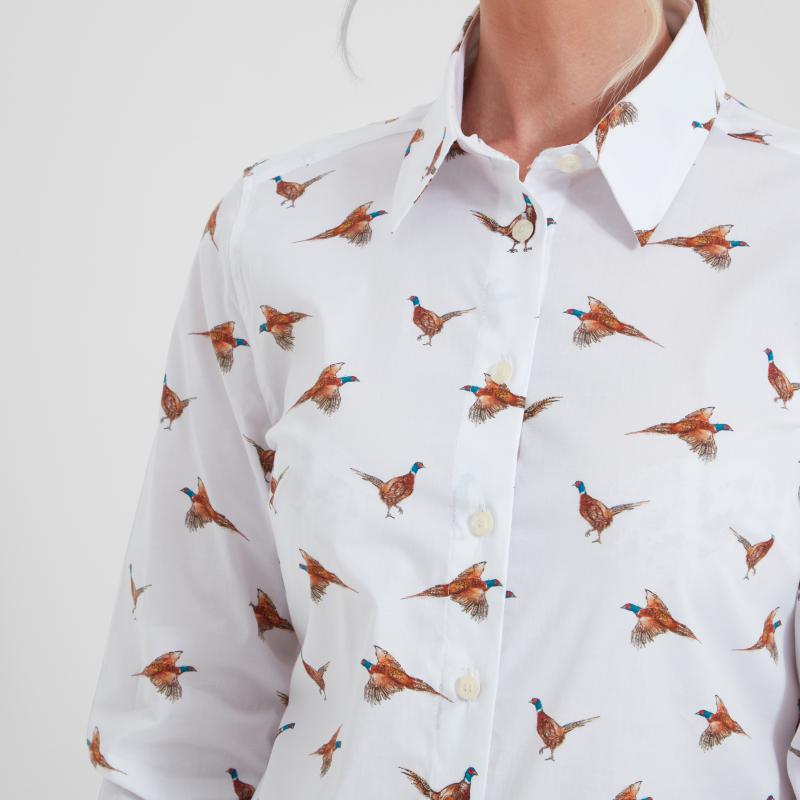 Schoffel Ladies Norfolk Shirt - Pheasant