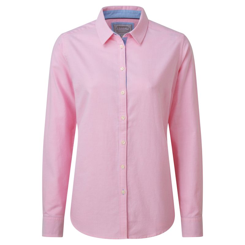 Schoffel Cley Soft Oxford Ladies Shirt - Pale Pink