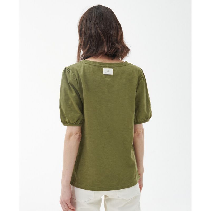 Barbour Pearl Ladies Top - Olive Tree