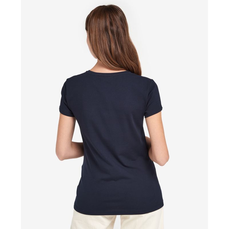 Barbour Rowen Ladies T-Shirt - Navy