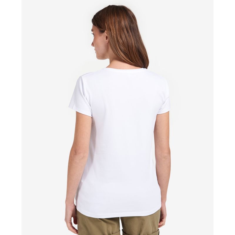 Barbour Rowen Ladies T-Shirt - White