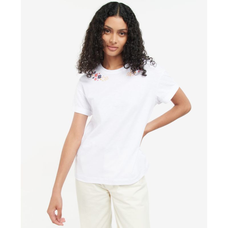 Barbour Apia Ladies T-Shirt - White